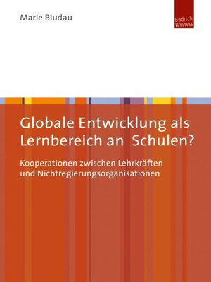 cover image of Globale Entwicklung als Lernbereich an Schulen?
